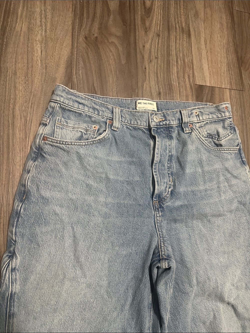 We The Free Wide-Leg High Waist Jeans – Statement Panelled Denim. - Picture 12 of 16